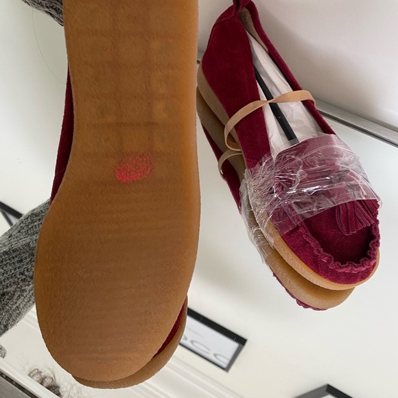 Gino Ventori flats in burgundy - Picture 4 of 4